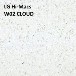 LG Hi-Macs W02 CLOUD